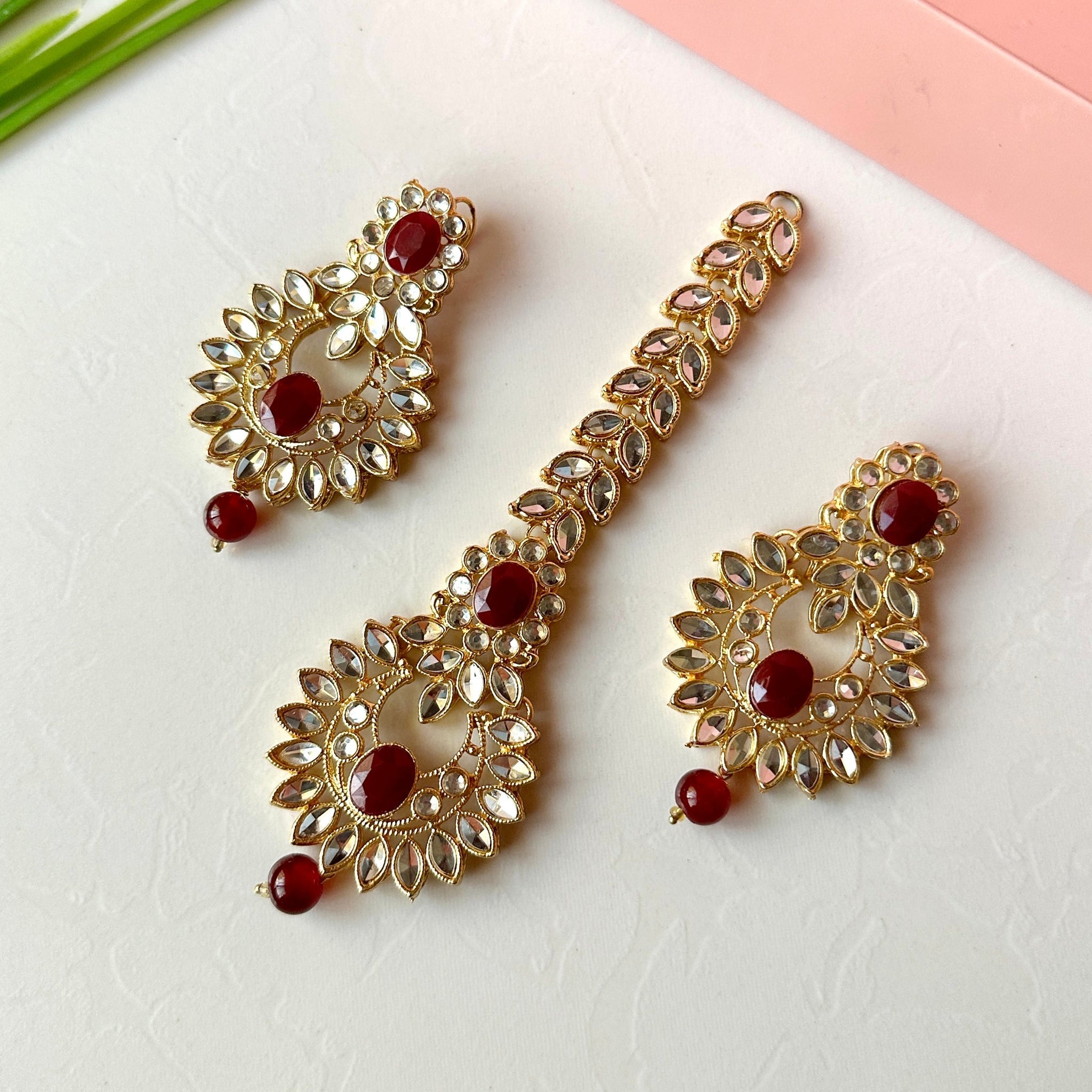 DIL- NASHEEN Kundan Bindiya jewerly